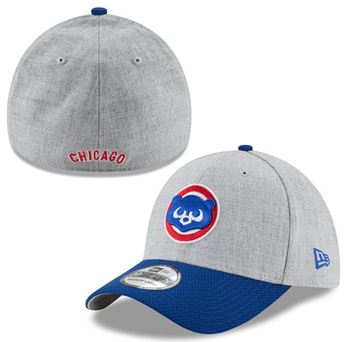 Chicago Cubs Gray/Royal 1984 Logo Cooperstown Collection Change Up Redux 39THIRTY Flex Fit Hat By New Era