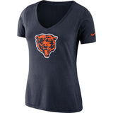 Women's Nike Chicago Bears Historic Triblend Tee - Pro Jersey Sports
