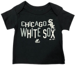 Infant Chicago White Sox Lapped Shoulder Black T-shirt - Pro Jersey Sports