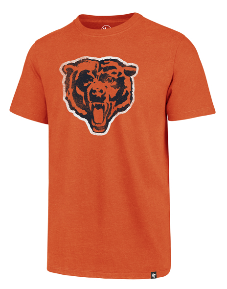 Chicago Bears Legacy Orange Thowback Club Tee By ’47 Brand