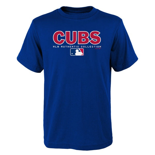 Toddler Chicago Cubs Royal Team Drive On-Field Authentic T-Shirt