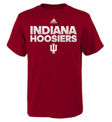 Indiana Hoosiers Men's Hustle Sideline Ultimate Tee By Adidas - Pro Jersey Sports