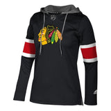 Women’s Adidas Chicago Blackhawks Black Jersey Crewdie Hoodie - Pro Jersey Sports