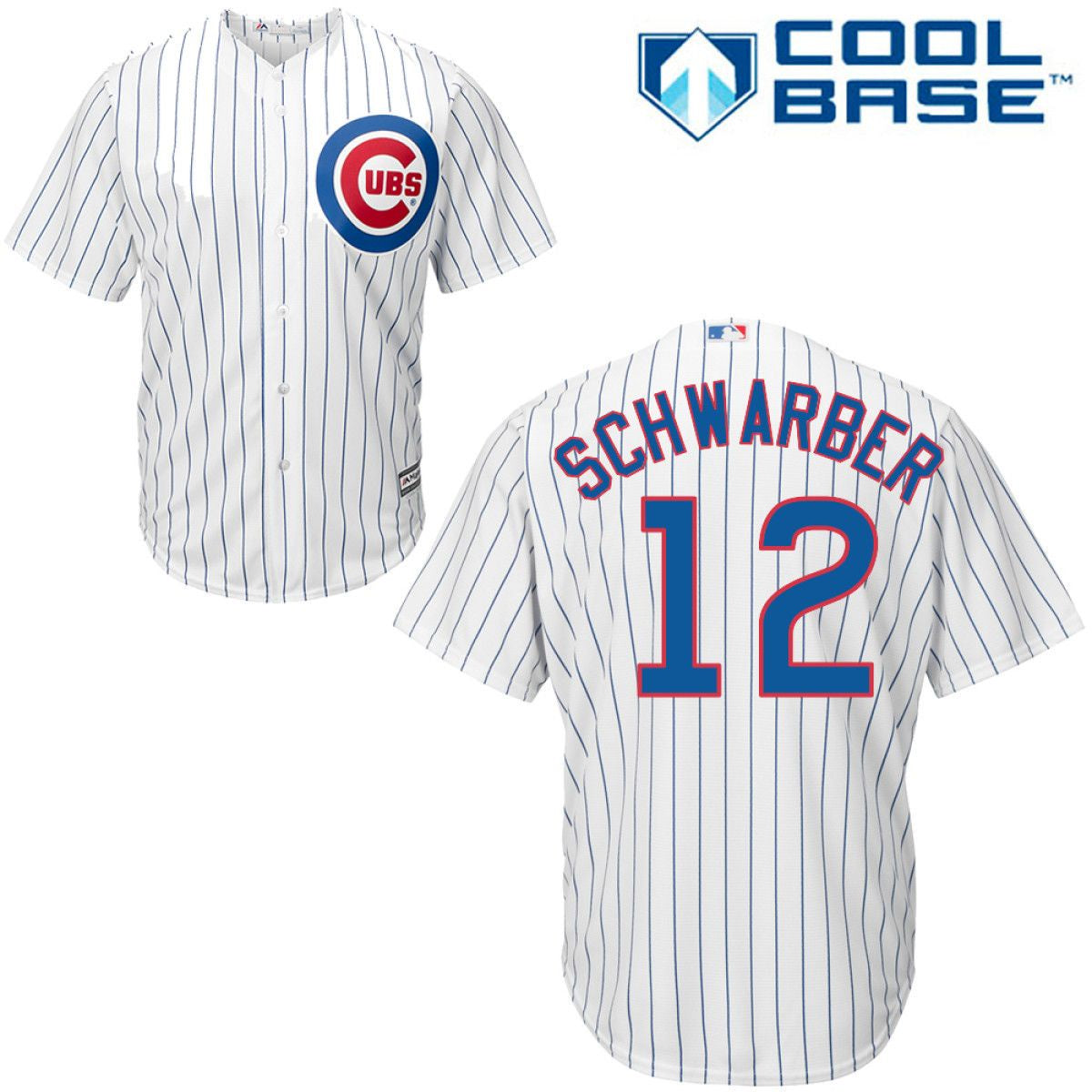 Kyle Schwarber Chicago Cubs Youth Home Stitched Cool Base Jersey