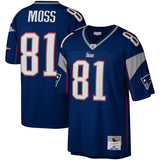 Men's Randy Moss New England Patriots Mitchell & Ness Navy Legacy Replica Jersey - Pro Jersey Sports