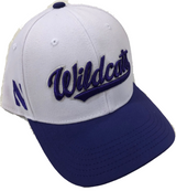 Northwestern Wildcats Top of the World Infield One Fit Flex Hat - White/Purple - Pro Jersey Sports