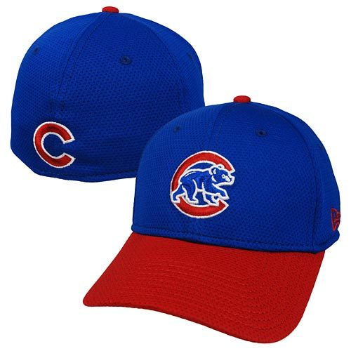 Chicago Cubs Walking Bear Logo Performance 39THIRTY Flex Fit Hat By New Era