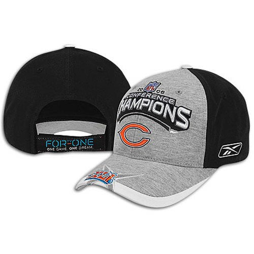 Chicago Bears 2006 NFC Conference Champions Locker Room Super Bowl XLI Reebok Adjustable Hat