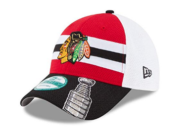 Chicago Blackhawks New Era Front Stripe Stanley Cup Champions Fitted Hat NHL Cap