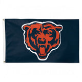 Chicago Bears 3x5 Bear Head Logo Deluxe Flag - Pro Jersey Sports