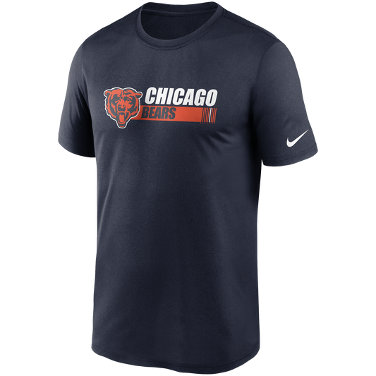 Men's Chicago Bears Navy Team Conference Dri-Fit Tee