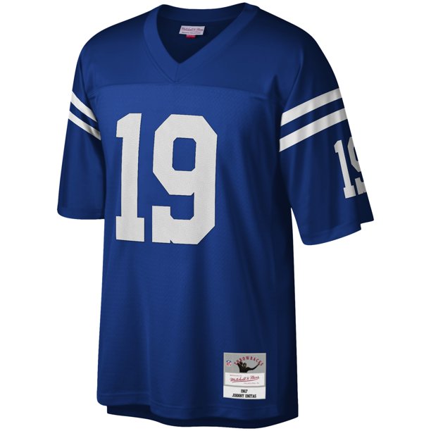 Men's Johnny Unitas Baltimore Colts Mitchell & Ness Legacy Replica Jersey - Royal - Pro Jersey Sports