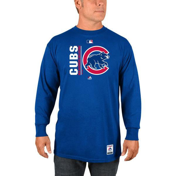 Men's Chicago Cubs Royal Authentic Team Icon Long Sleeve T-Shirt