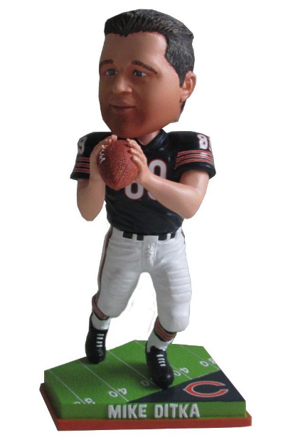 Mike Ditka Chicago Bears NFL Limited Edition Action Pose Bobblehead Figurine
