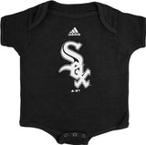 Chicago White Sox Black adidas Team Logo Newborn/Infant Creeper - Pro Jersey Sports