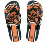 Chicago Bears NFL Youth Big Logo Flip Flops - Pro Jersey Sports