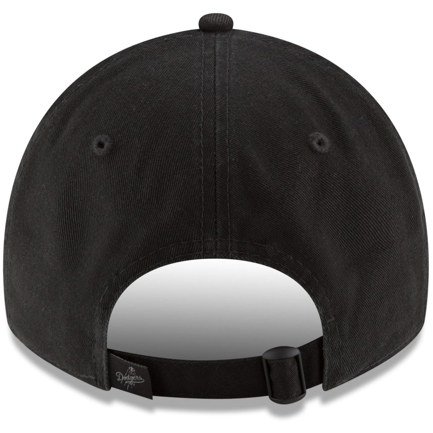 Men's New Era Black Los Angeles Dodgers Tonal Core Classic 9TWENTY Adjustable Hat - Pro Jersey Sports