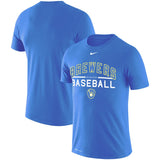 Men's Milwaukee Brewers Nike Royal Practice Performance T-Shirt - Pro Jersey Sports