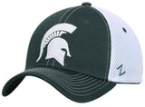 Men's NCAA Michigan State Spartans Zephyr Vapor Rally 2 Flex Fit Hat - Pro Jersey Sports