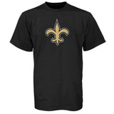 NFL New Orleans Saints Youth Primary Logo T-Shirt - Black - Pro Jersey Sports