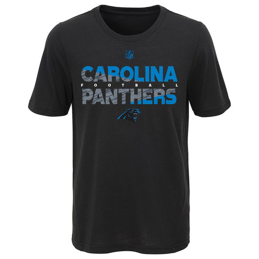 Carolina Panthers Youth NFL Flux Dual Blend Short Sleeve T-Shirt