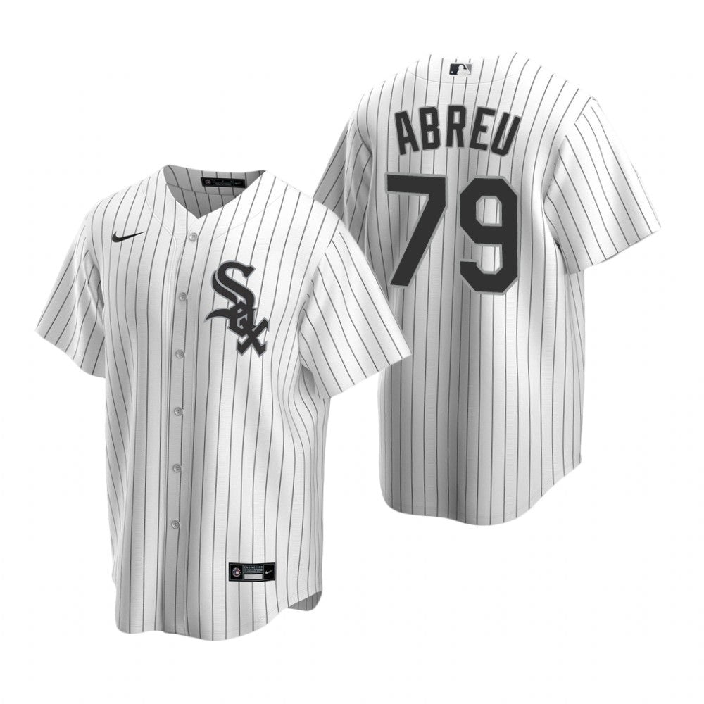NIKE Men's Jose Abreu Chicago White Sox White Home Replica Jersey - Pro Jersey Sports
