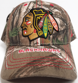 NHL Chicago Blackhawks Zephyr Cap Adjustable Stix Realtree Camo Adjustable Hat - Pro Jersey Sports