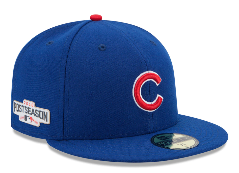 Chicago Cubs New Era 2016 Postseason Side Patch 59FIFTY High Crown Fitted Hat