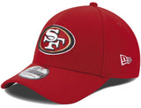 Mens San Francisco 49ers New Era Scarlet 39THIRTY Team Classic Flex Hat - Pro Jersey Sports