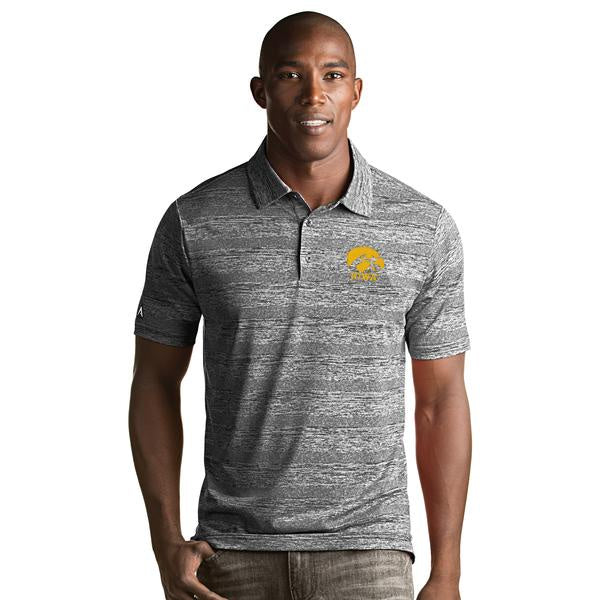 Men's NCAA Iowa Hawkeyes Formation Polo Shirt By Antigua