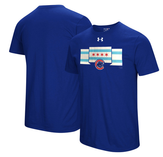 Mens Chicago Cubs Passion Flag T-Shirt by Under Armour