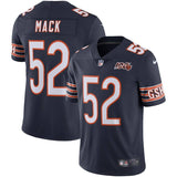 Men's Chicago Bears Khalil Mack Nike Navy NFL 100th Season Limited Jersey - Pro Jersey Sports