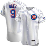 Men's Chicago Cubs Javier Baez Nike White Home Authentic Player Jersey - Pro Jersey Sports