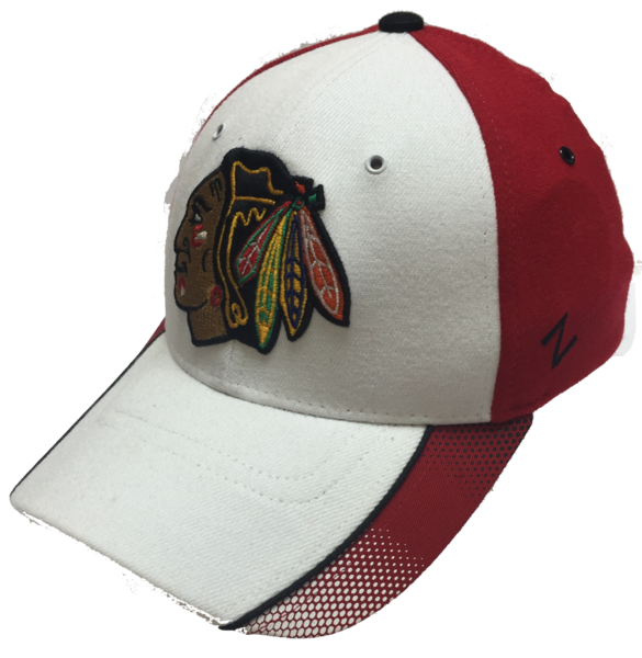 Mens NHL Chicago Blackhawks Pulsar Flex Fit Hat By Zephyr