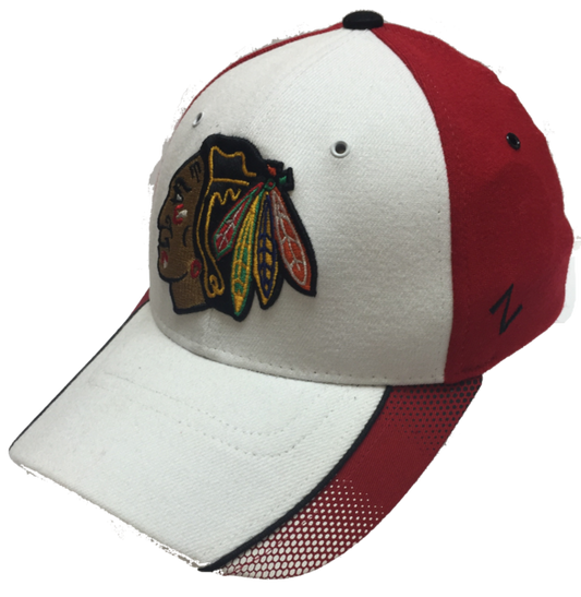 Mens NHL Chicago Blackhawks Pulsar Flex Fit Hat By Zephyr