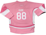 Toddler Chicago Blackhawks Patrick Kane PINK Replica Player Jersey - Pro Jersey Sports