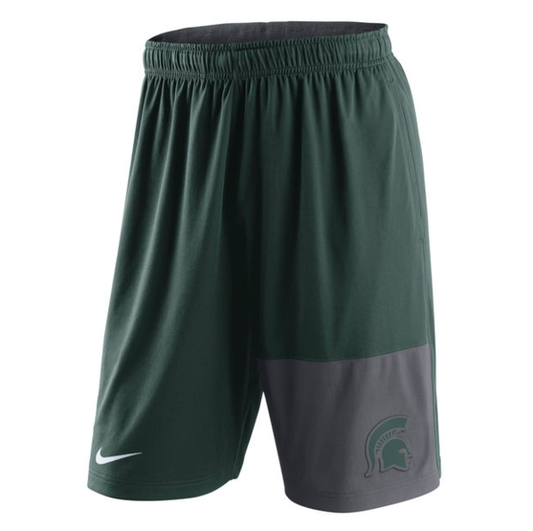 Mens NCAA Michigan State Spartans Dri-FIT Fly Shorts