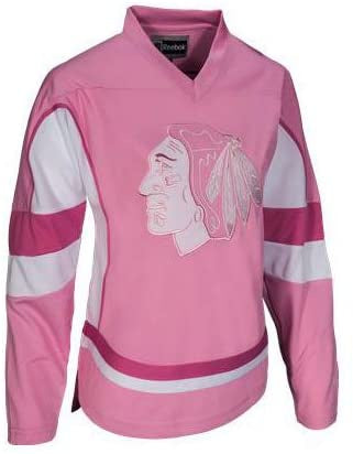 Chicago Blackhawks Child Size Pink Child Size Jersey