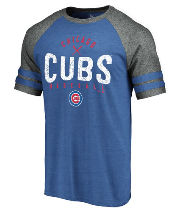 Chicago Cubs Moments of Momentum Tri-Blend Shirt by Majestic
