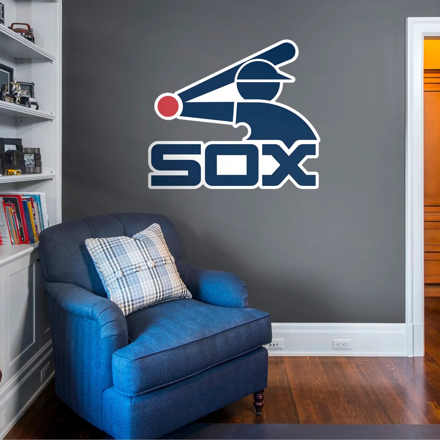 Chicago White Sox Cooperstown Collection Giant Batterman 44X39 Wall Decal