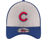 New Era Men's Chicago Cubs 39Thirty Heather Grey Neo Stretch Fit Hat - Pro Jersey Sports