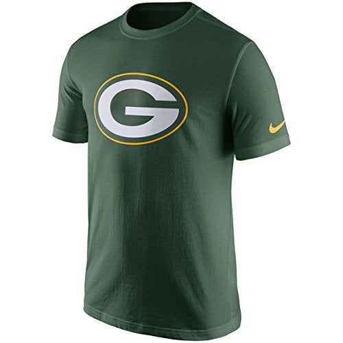 NIKE Green Bay Packers Youth Boys Essential Logo T-Shirt (Green)