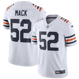 Men's Chicago Bears Khalil Mack Nike White  Alternate Classic Vapor Limited Jersey - Pro Jersey Sports