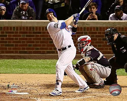 David Ross Chicago Cubs 2016 World Series Home Action Photo (Size: 8" x 10")