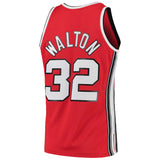 Men's Bill Walton Portland Trail Blazers 1976 Mitchell & Ness Red Hardwood Classics Swingman Jersey - Pro Jersey Sports