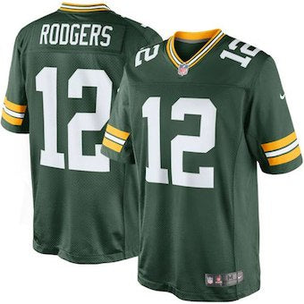 Youth Green Bay Packers Aaron Rodgers Nike Green Game Jersey