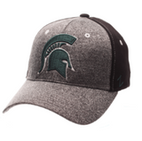 Michigan State Spartans Zephyr Graphite Two Tone Stretch Fit Hat - Pro Jersey Sports