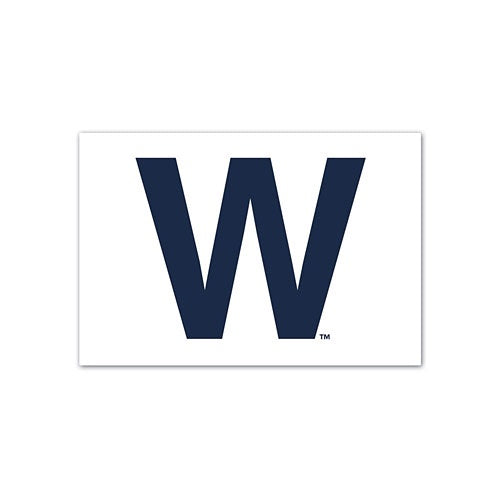 Chicago Cubs "W" Flag Temporary Team Tattoo By Rico