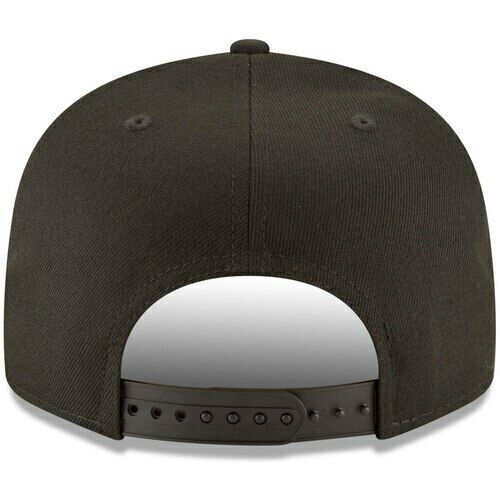 Men's Anaheim Angels New Era Black On Black Tonal 9FIFTY Snapback Hat - Pro Jersey Sports