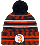 Men's New Era Navy/Orange Chicago Bears 19 NFL Sideline Home Official Sport Knit Hat - Pro Jersey Sports